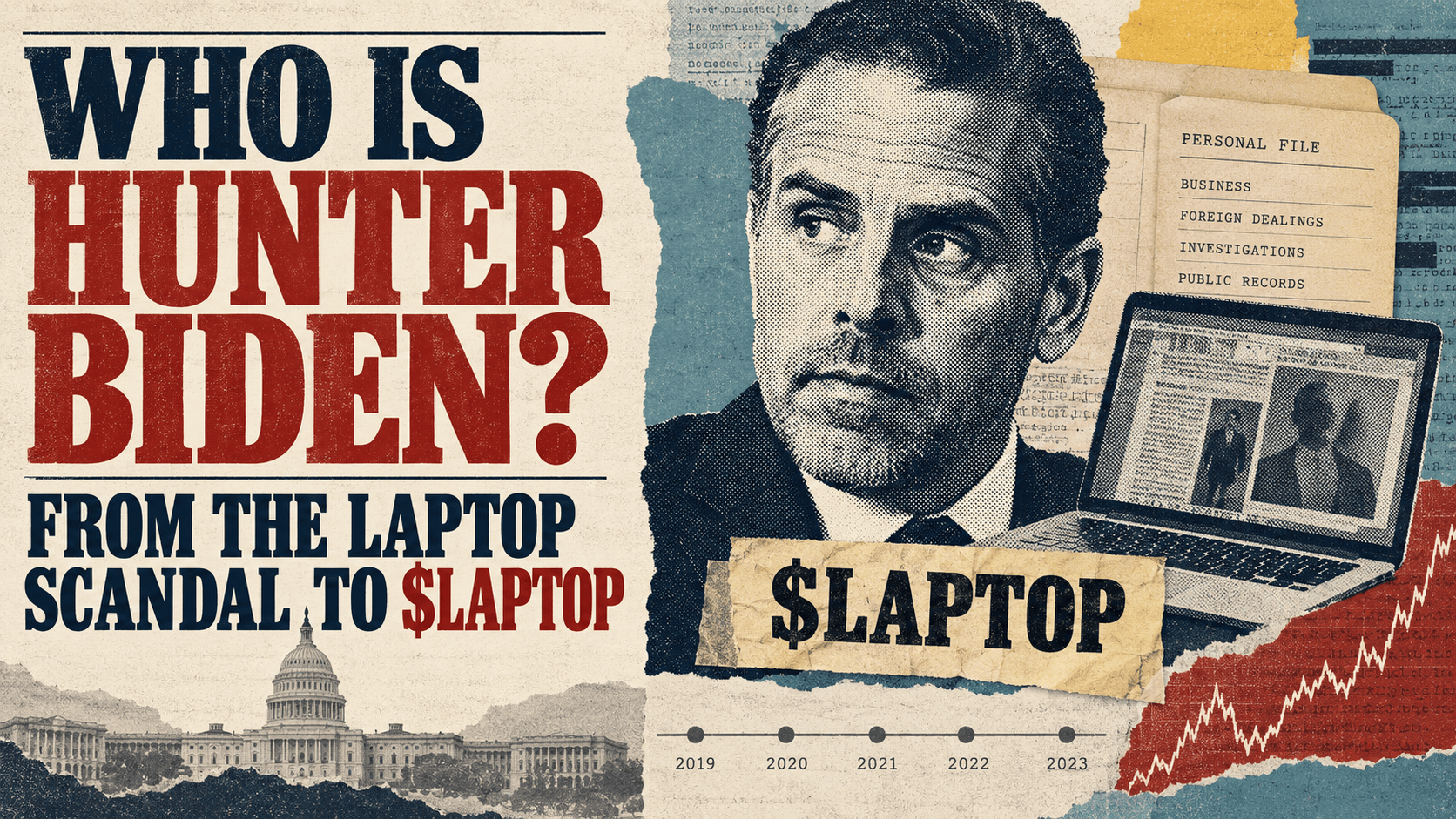 ¿Quién es Hunter Biden? La historia tras su nueva criptomoneda $LAPTOP