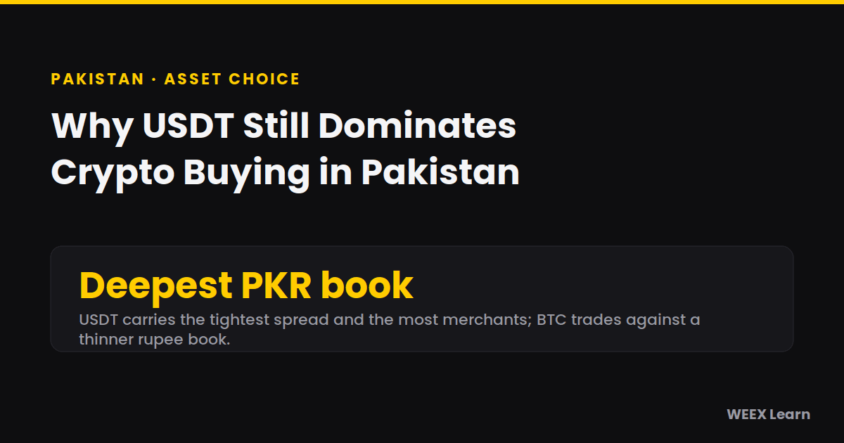 Dlaczego USDT nadal dominuje dziś w zakupach kryptowalut w Pakistanie