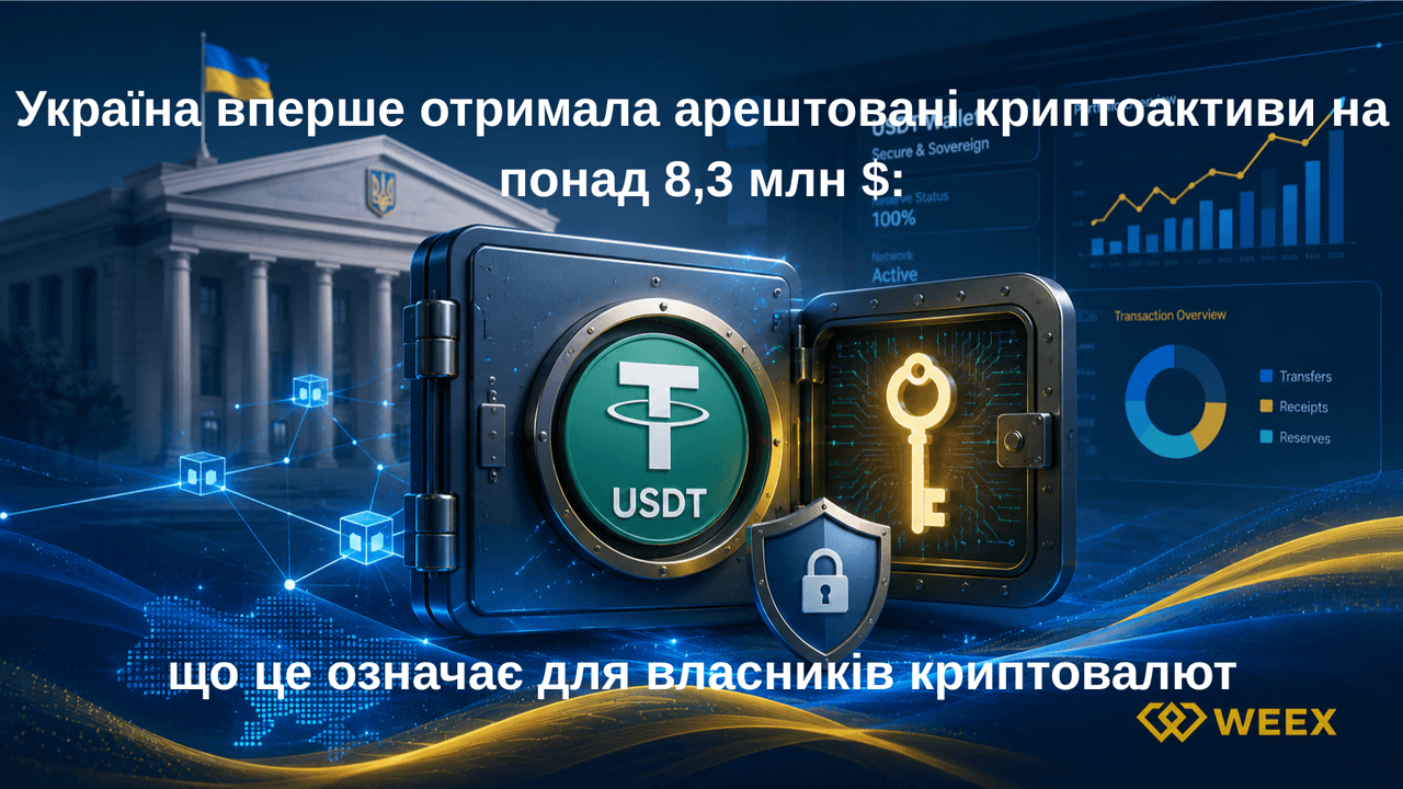 Україна вперше отримала арештовані криптоактиви на понад 8,3 млн $: що це означає для власників криптовалют