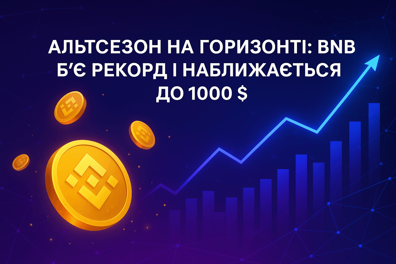 山寨币季即将来临：BNB 创下历史新高，冲击 1,000 美元心理关口