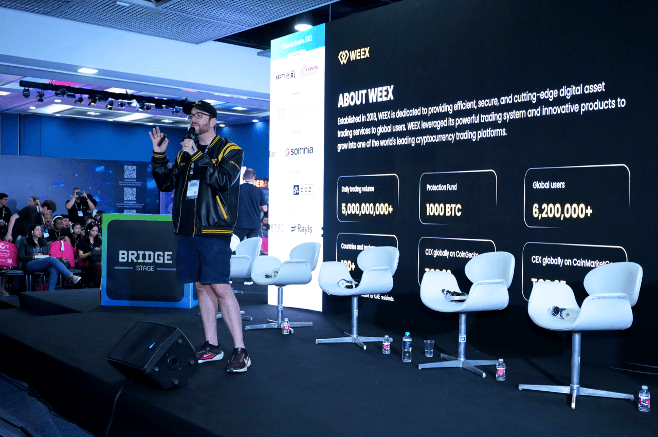 WEEX no BlockchainRIO