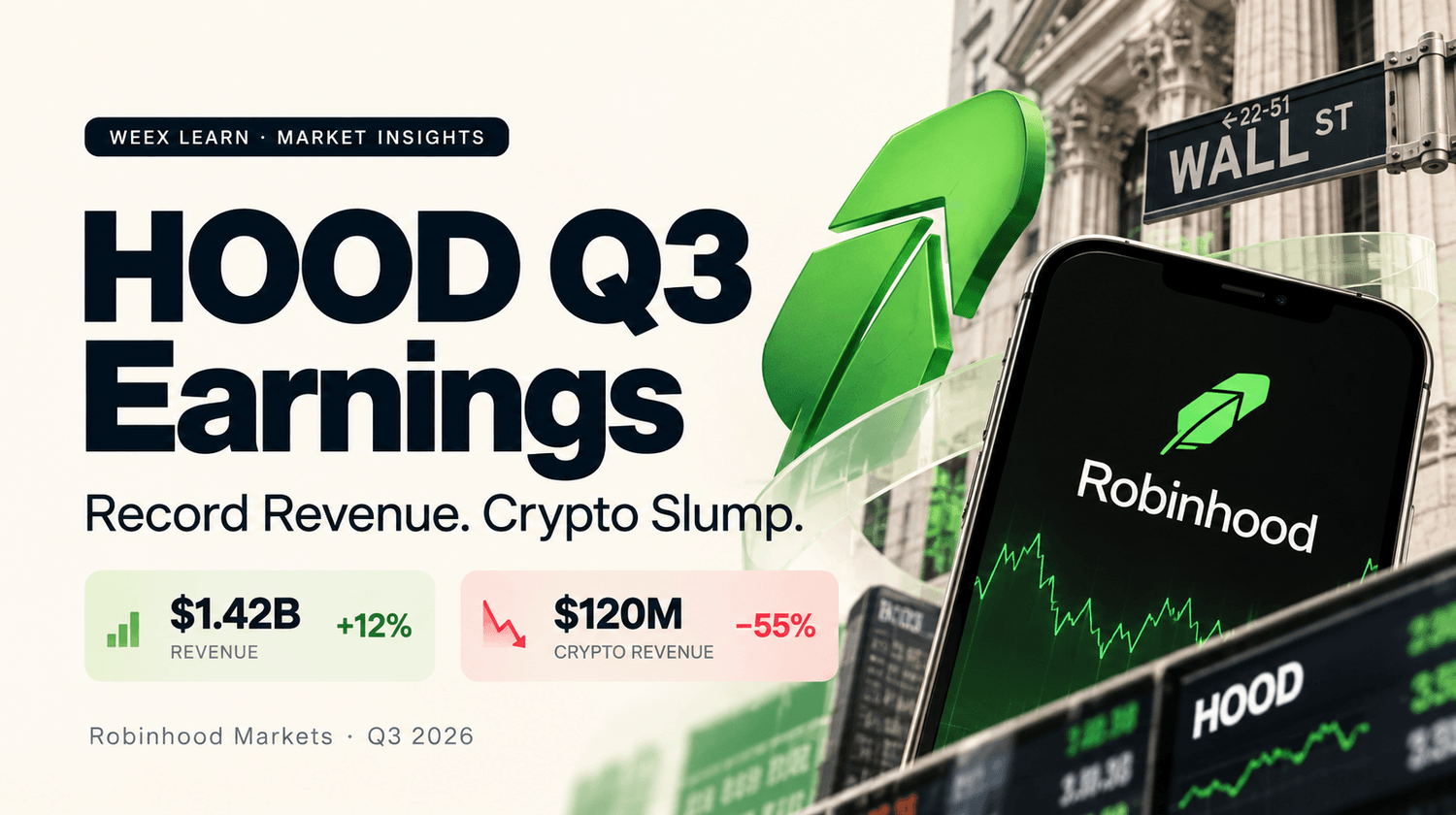 Resultados de HOOD del 3T: ingresos récord 1.420 M $, ¿por qué cayeron los ingresos cripto 55%?