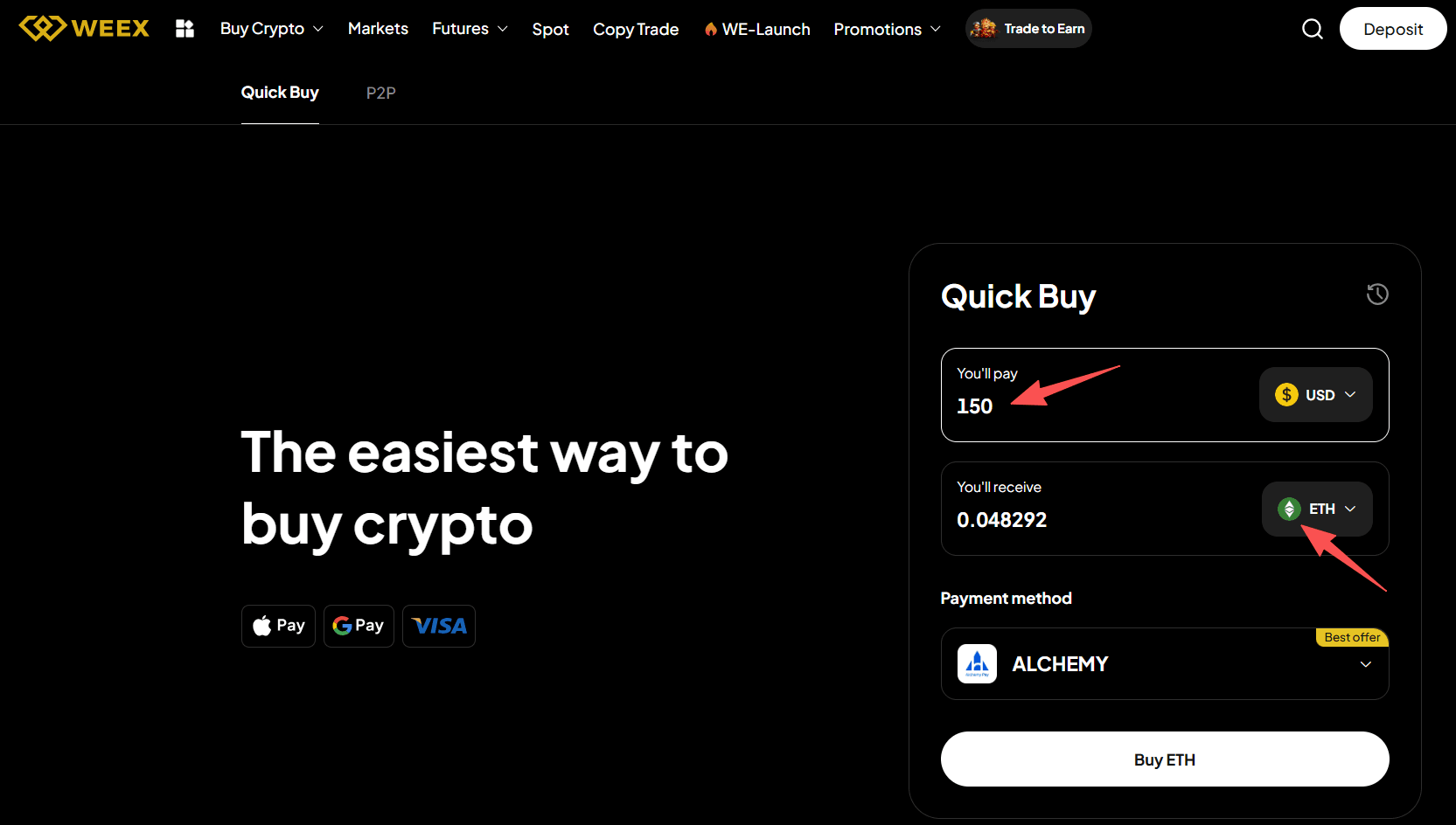 Co to jest WEEX OTC i jak kupić ETH z USD na WEEX OTC?