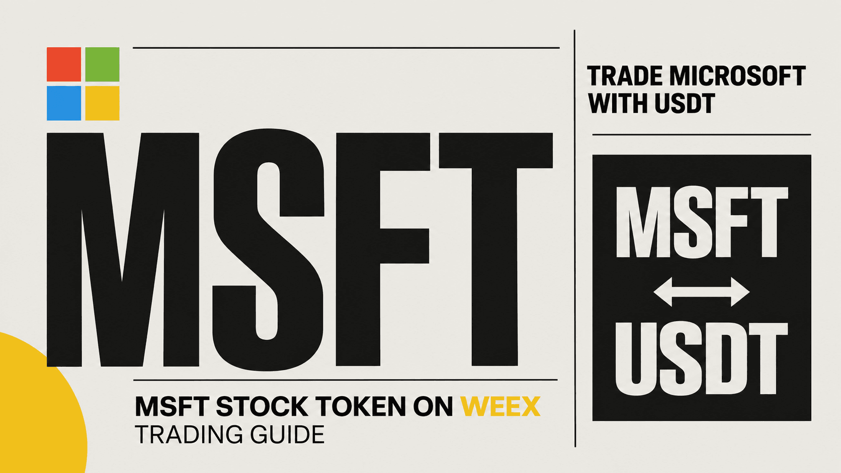 Cómo operar con el token de acciones de Microsoft (MSFT) usando USDT en WEEX