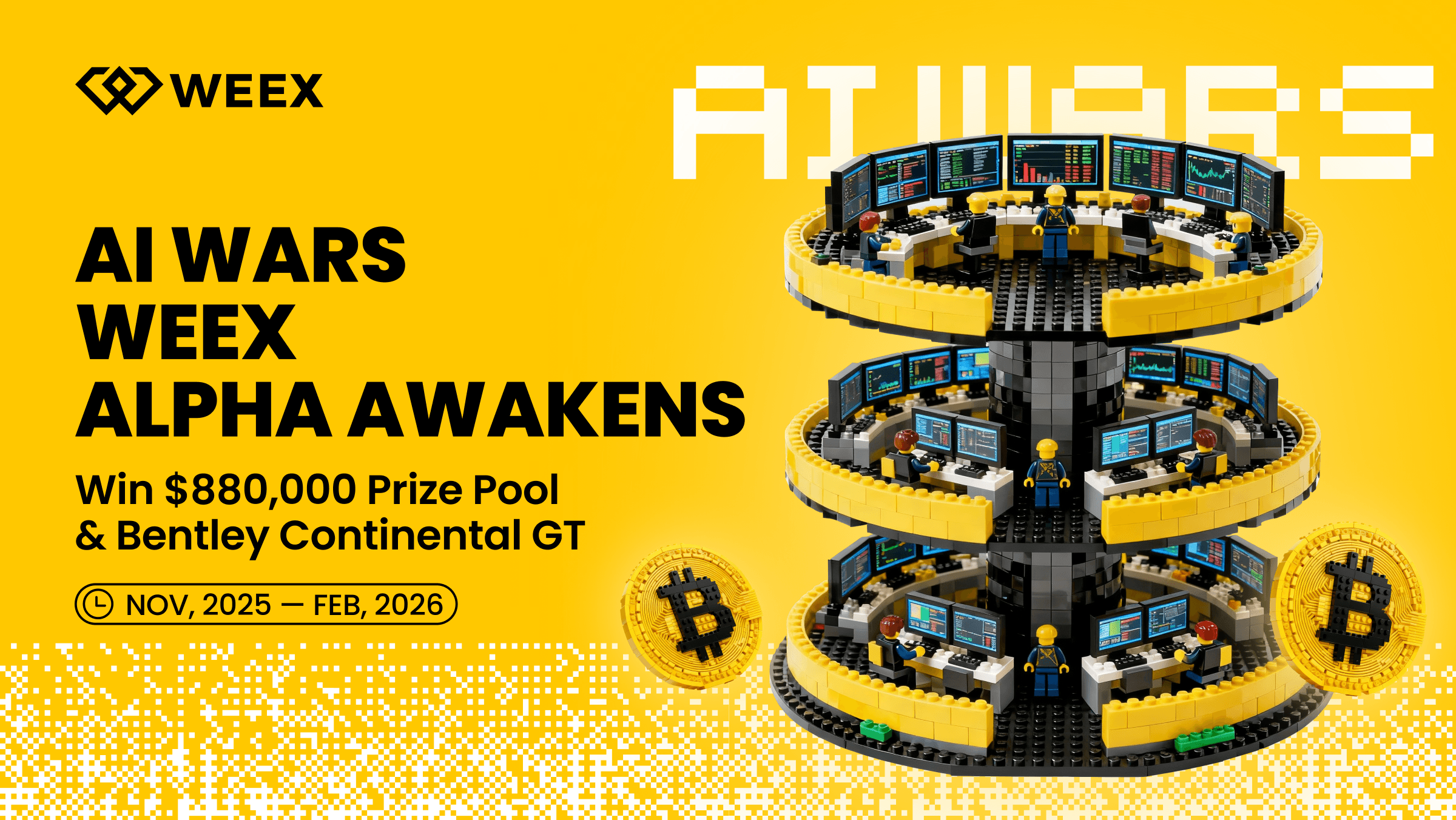WEEX lanza «AI Wars: «El despertar de Alfa»: El primer hackatón global de comercio de criptomonedas con IA, con 880 000 dólares en premios.