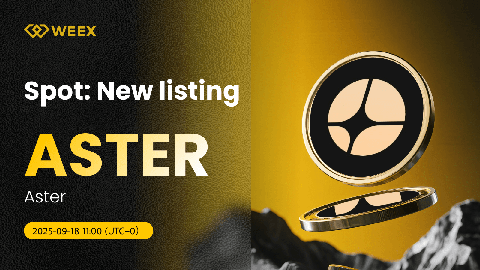 ASTER USDT Ahora en vivo: Opere Moneda Aster en WEEX Spot