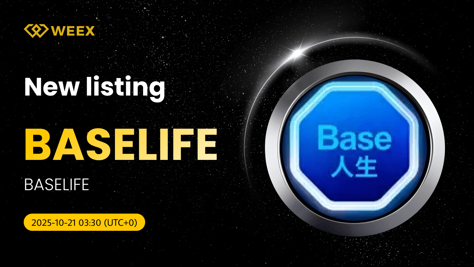 Listas de WEEX Par de trading en spot de BASELIFE USDT