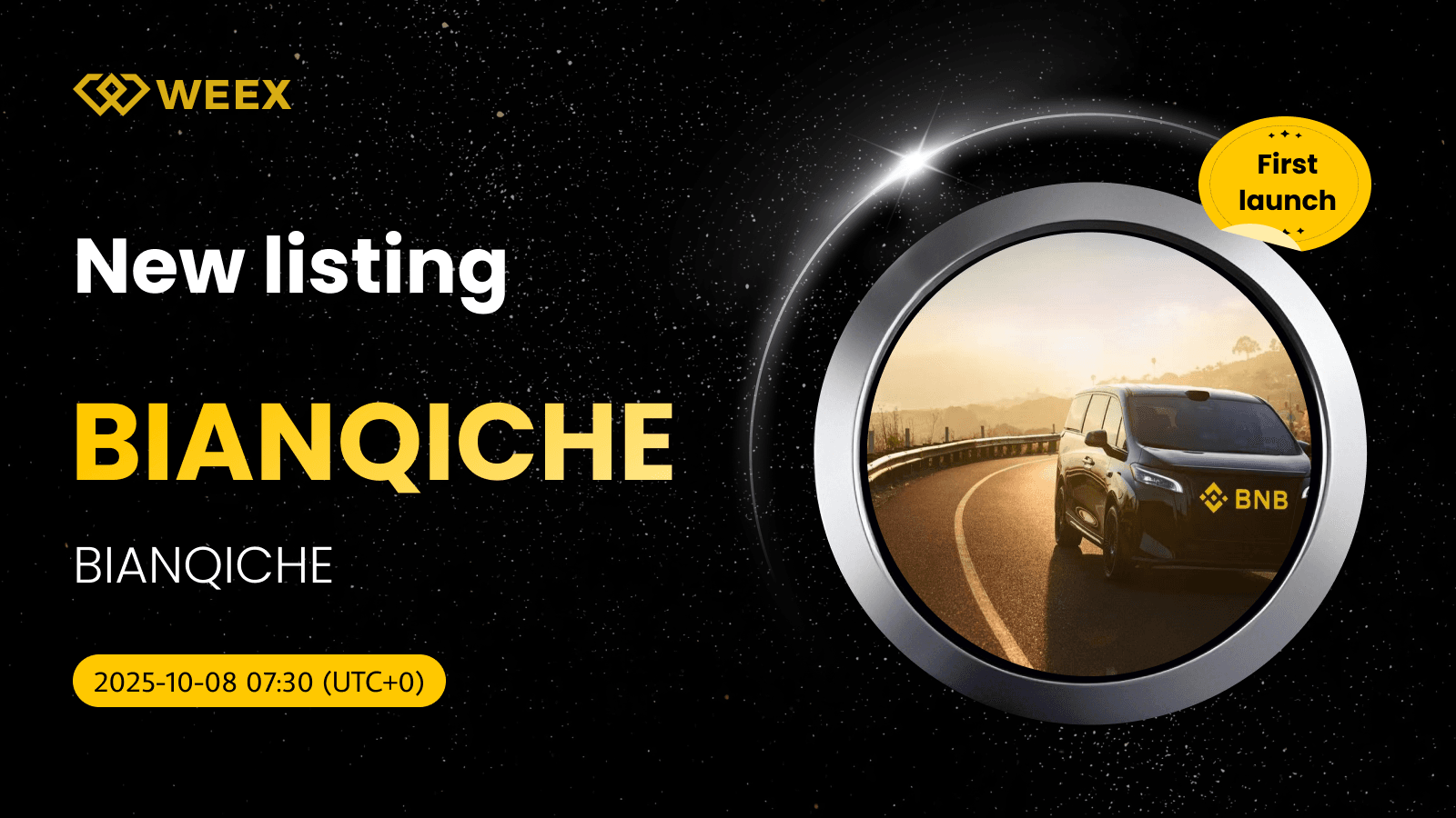 BIANQICHE USDT debuta en exclusiva en WEEX Spot