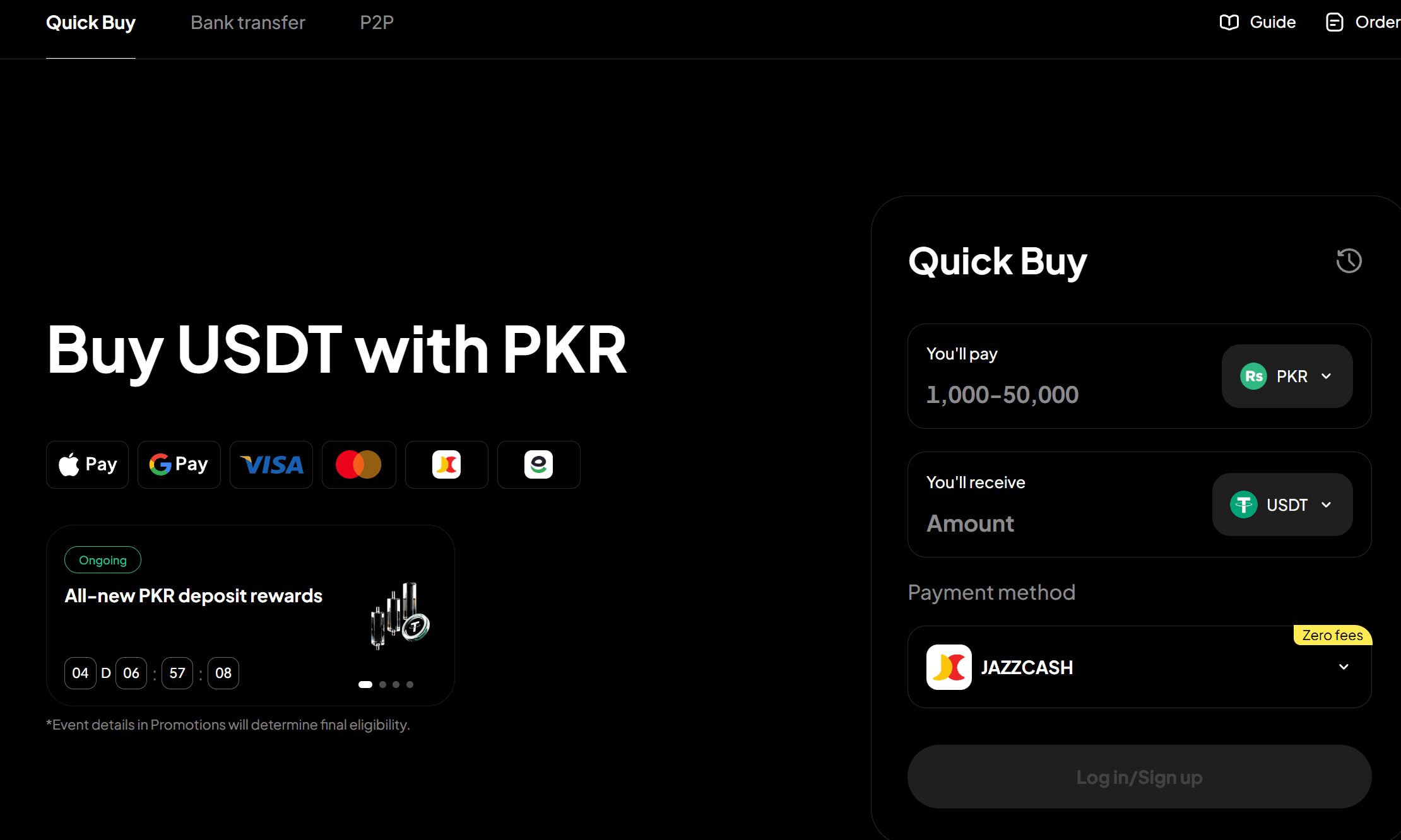 Comment acheter de l'USDT avec Easypaisa au Pakistan : Guide du trading P2P et de la sécurité