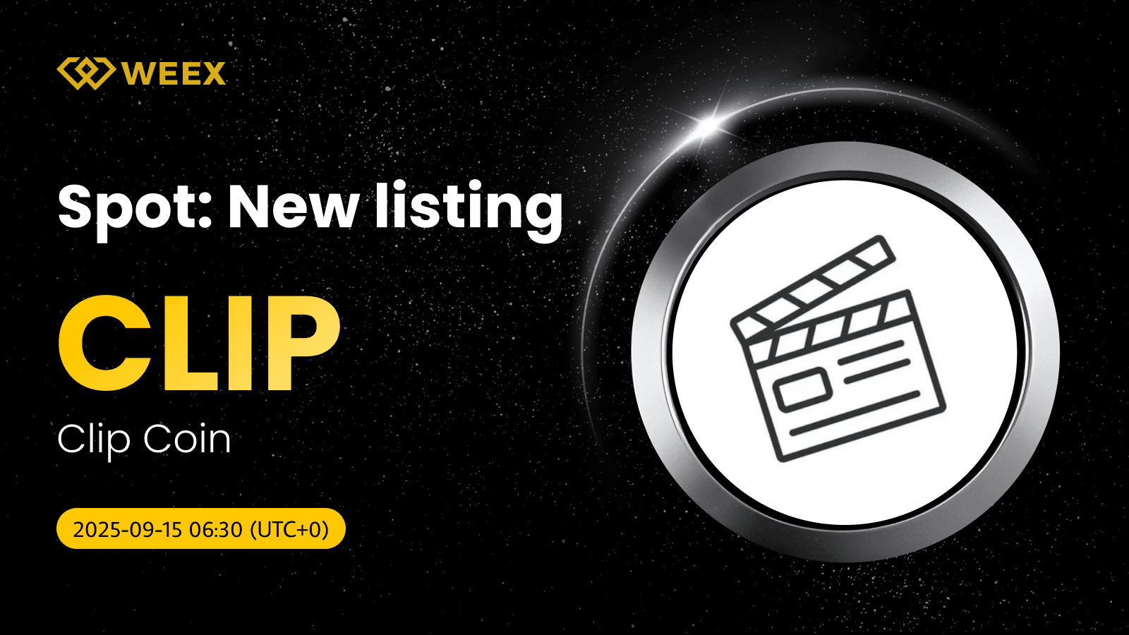 CLIP USDT ya disponible: Intercambie Clip Coin en WEEX Spot