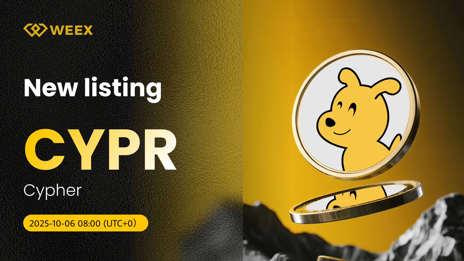 WEEX Spot abre el comercio para Cypher (CYPR) con CYPR USDT