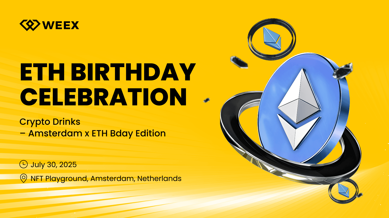 جشنواره سالگرد ETH WEEX و شبکهسازی Web3