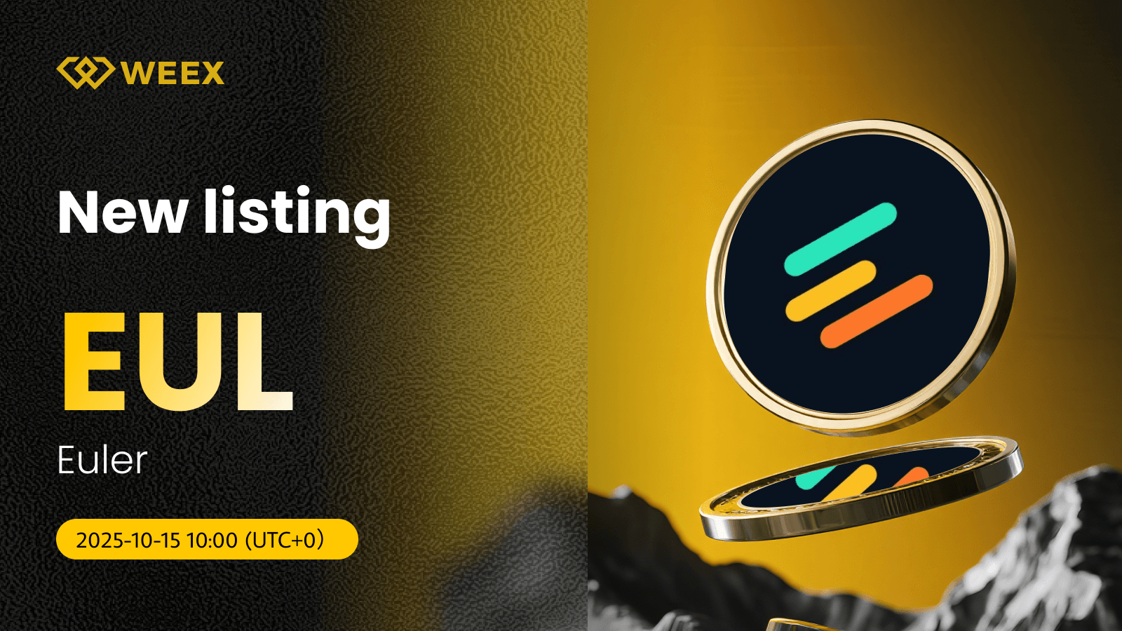 EUL USDT en tiempo real: WEEX lista las monedas en spot de Euler (EUL)