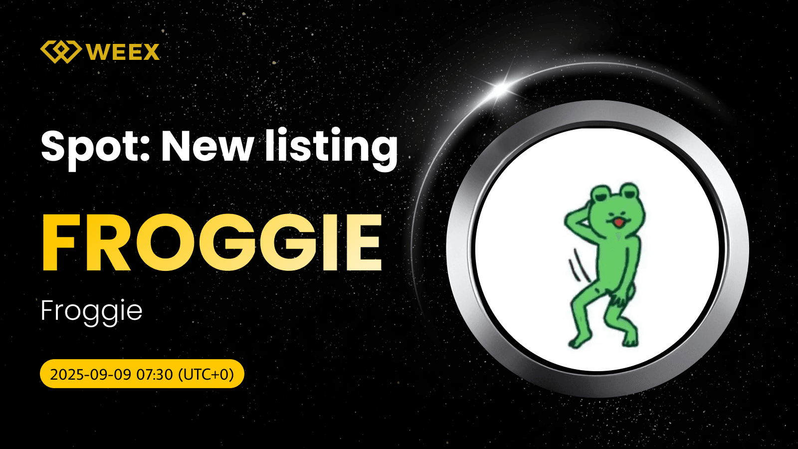 FROGGIE USDT ya está disponible: Opera con Froggie Coin en WEEX Spot