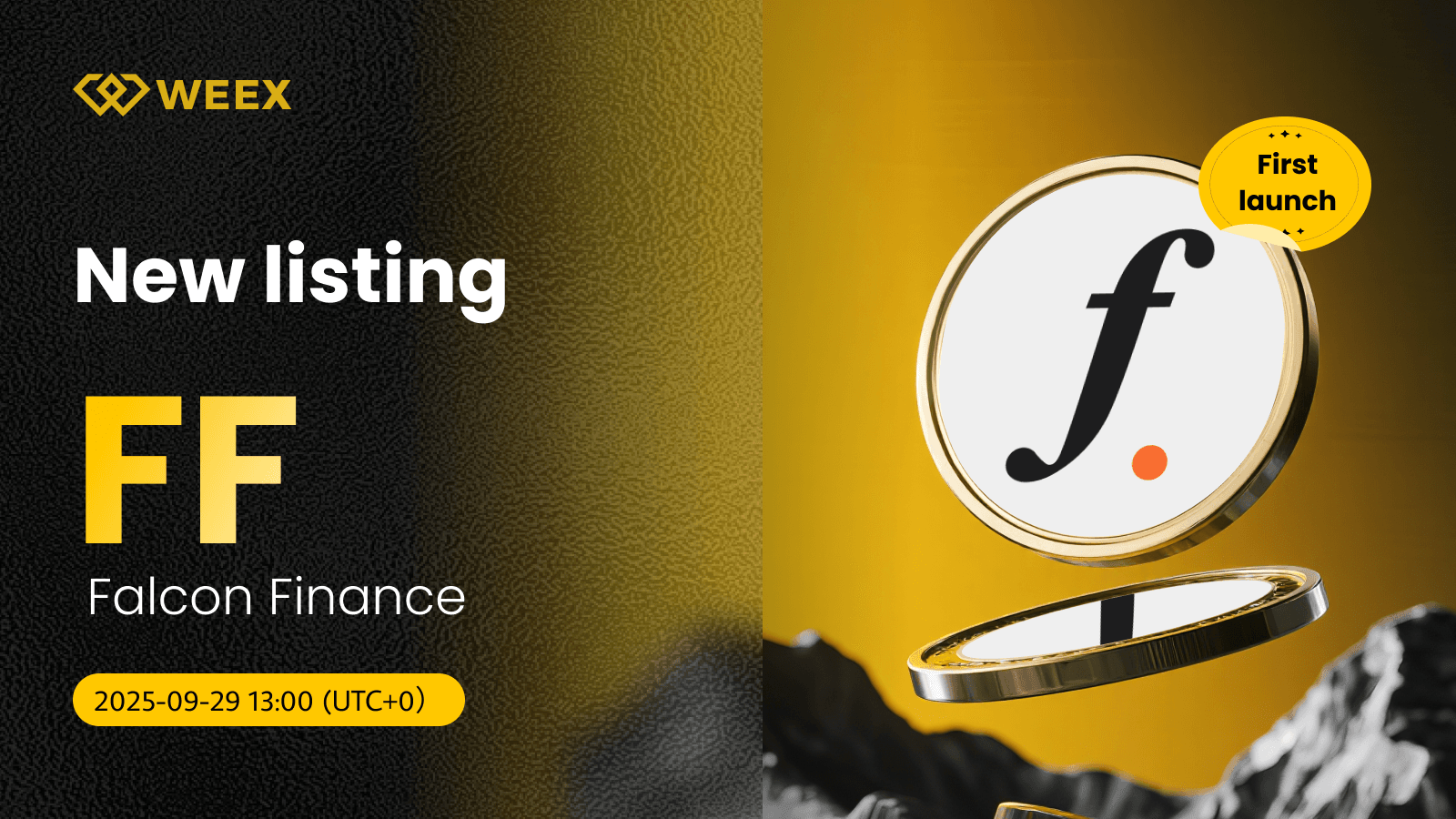 FF USDT se estrena en WEEX: Falcon Finance Coin cotiza en bolsa