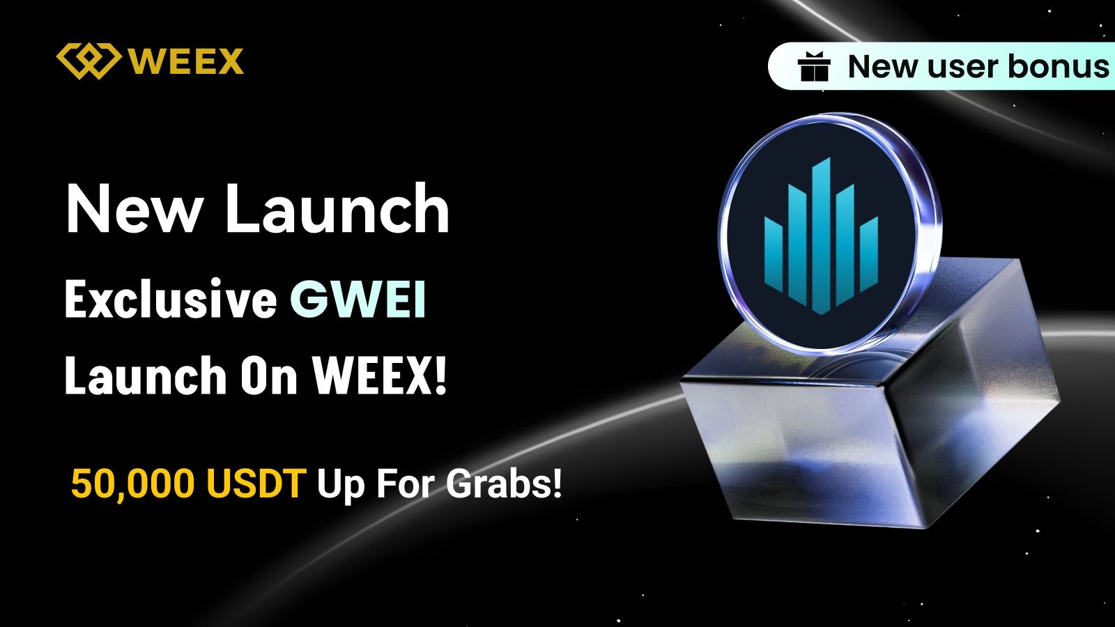 WEEX Exclusivo: Opere GWEI con 0 tarifas y participación 50,000 USDT Airdrop