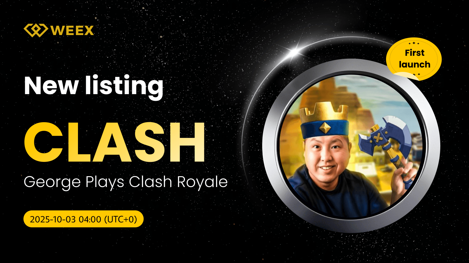 George Plays Clash Royale (CLASH) se cotiza en la bolsa de valores WEEX