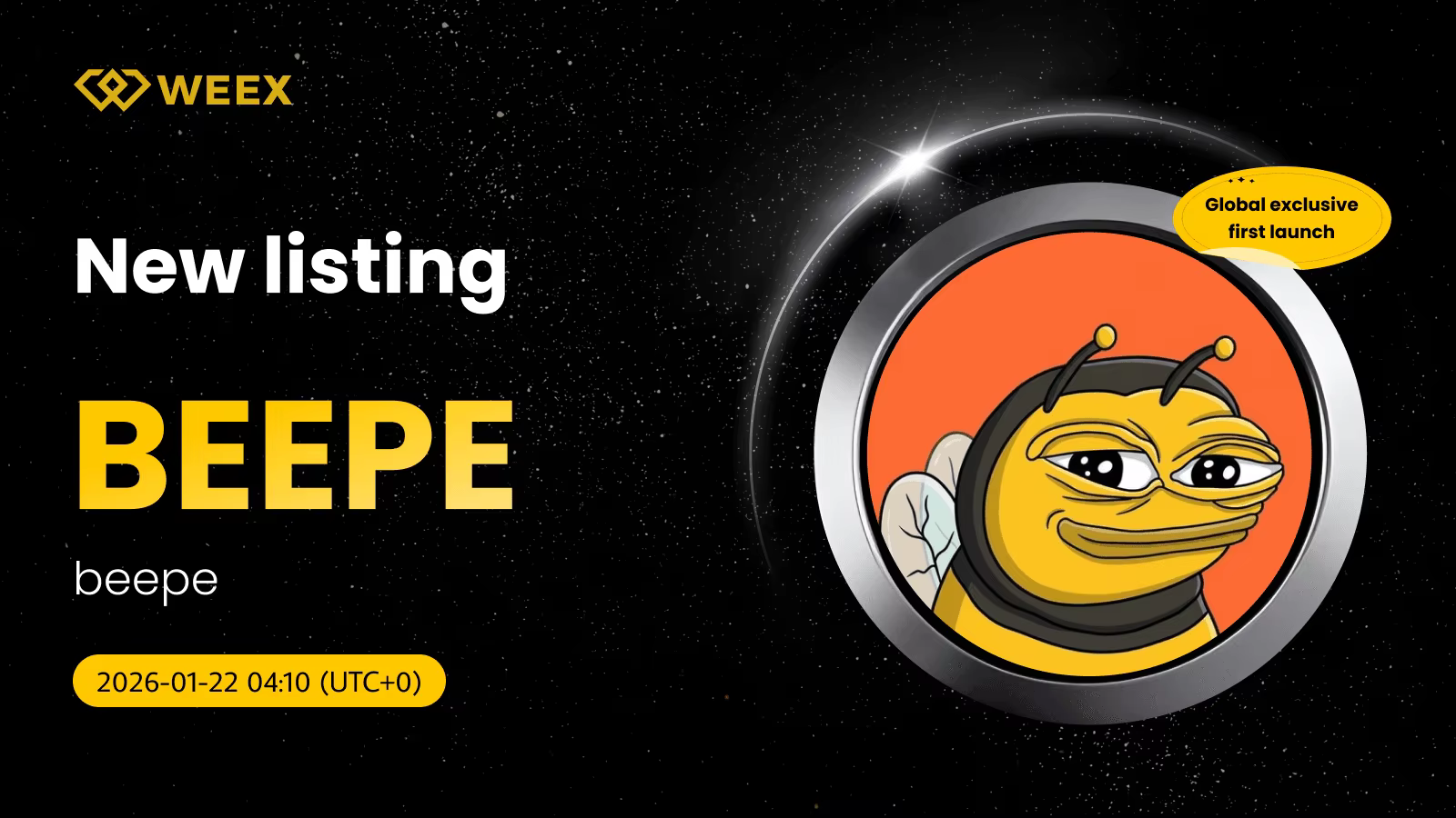 Primer lanzamiento exclusivo mundial: BEEPE USDT se incluye en el WEEX Spot