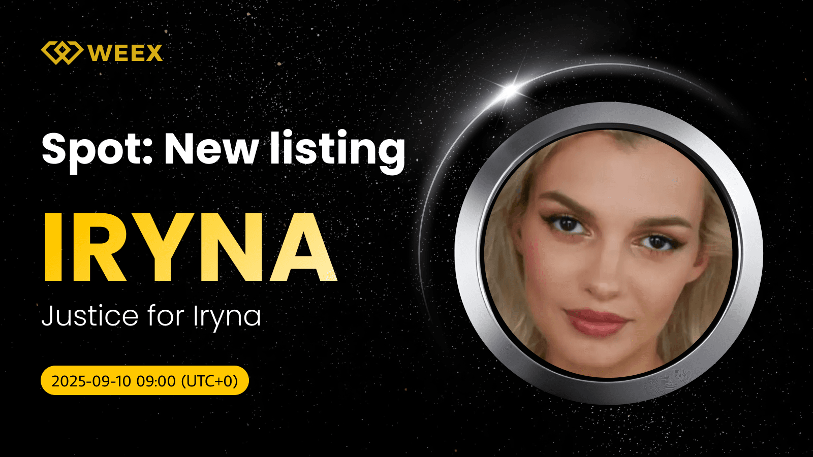 IRYNA USDT se lanza en WEEX para operaciones al contado