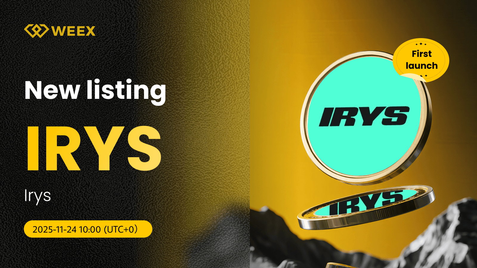IRYS USDT Trading Pair Ahora en Vivo en WEEX Spot Market