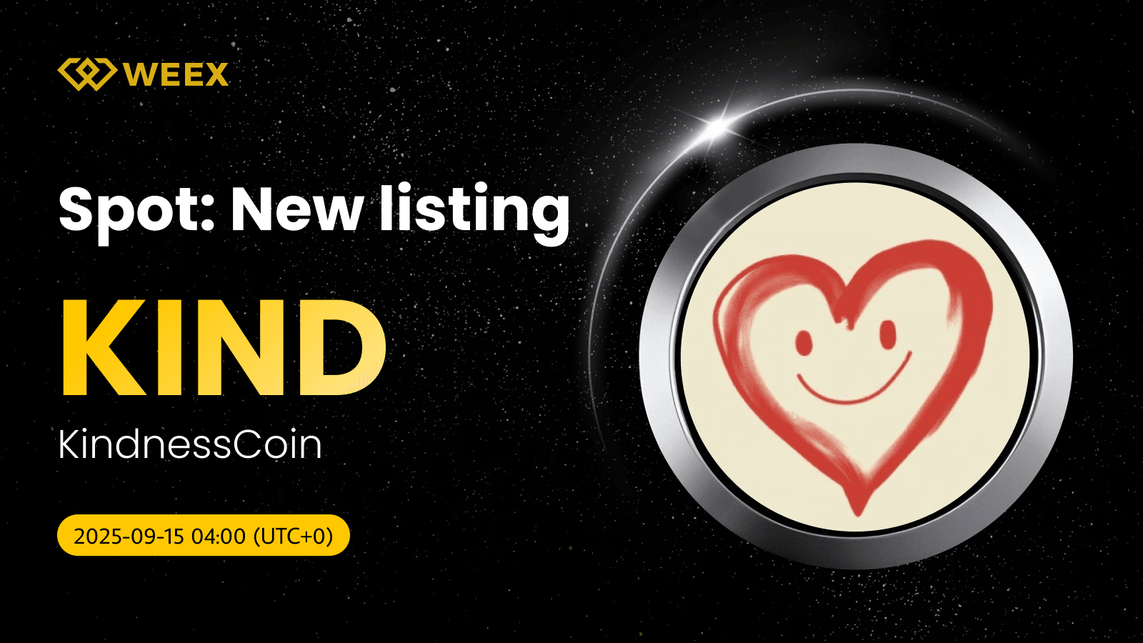 KIND USDT ya está disponible: WEEX incluye la moneda KindnessCoin (KIND)