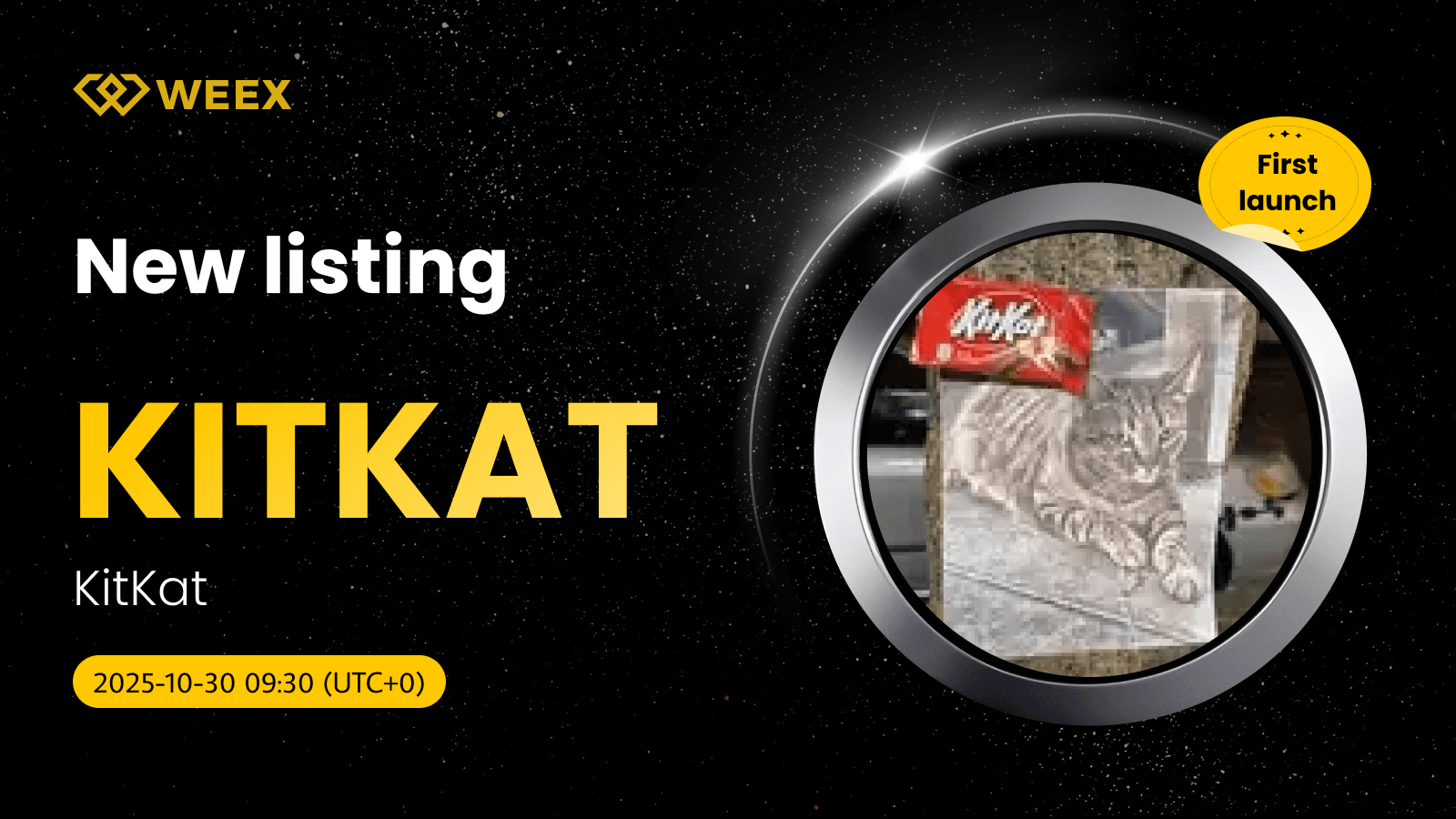 KITKAT USDT ya está disponible: WEEX lista la moneda KitKat (KITKAT)