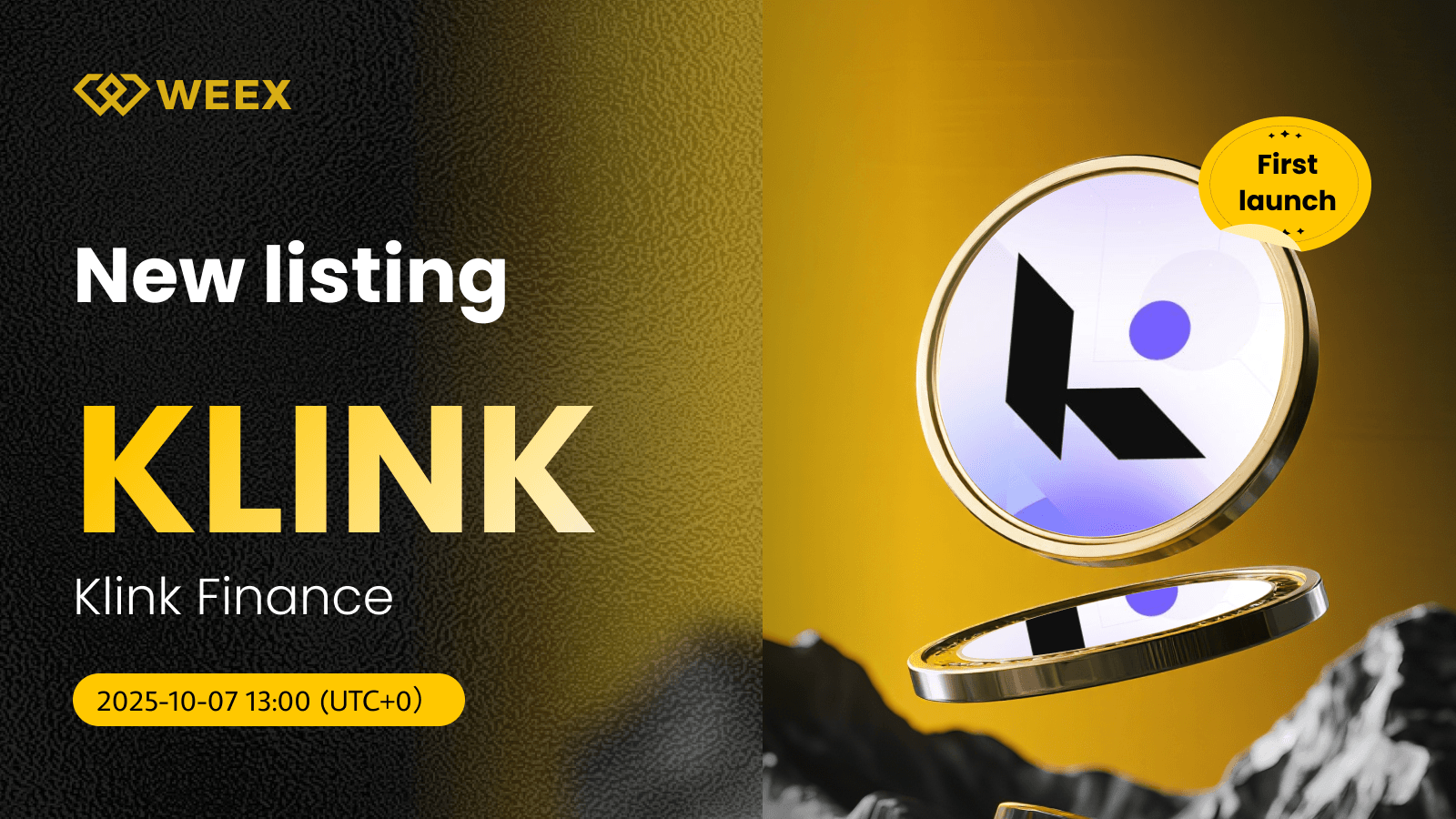 Estreno mundial de KLINK USDT en el mercado spot WEEX