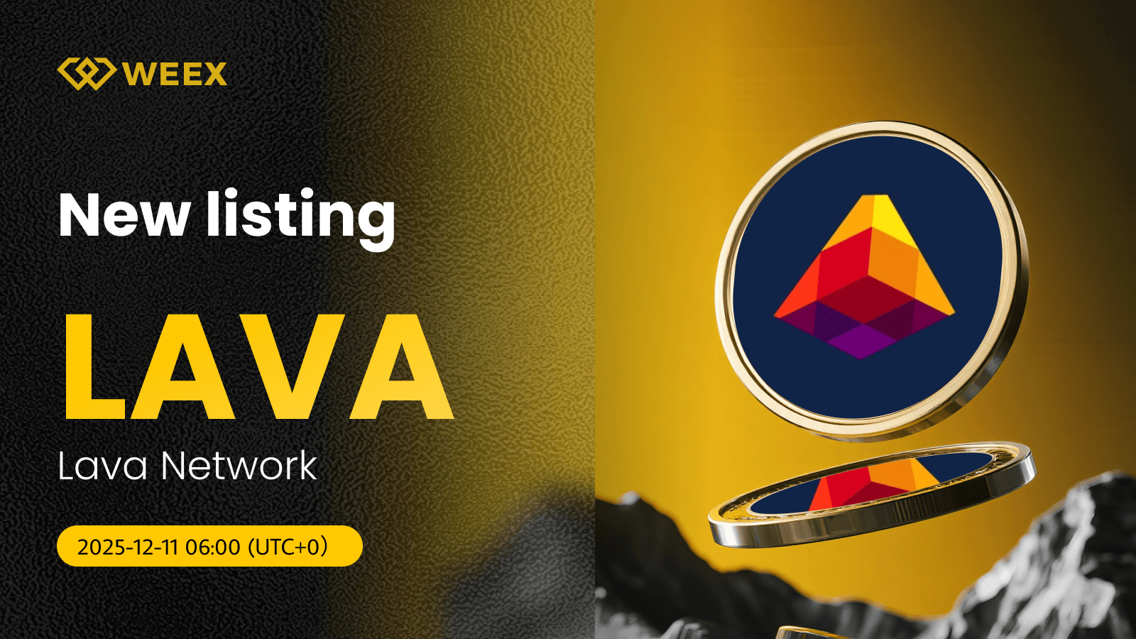 La criptomoneda Lava Network (LAVA) ya está disponible en WEEX Spot.