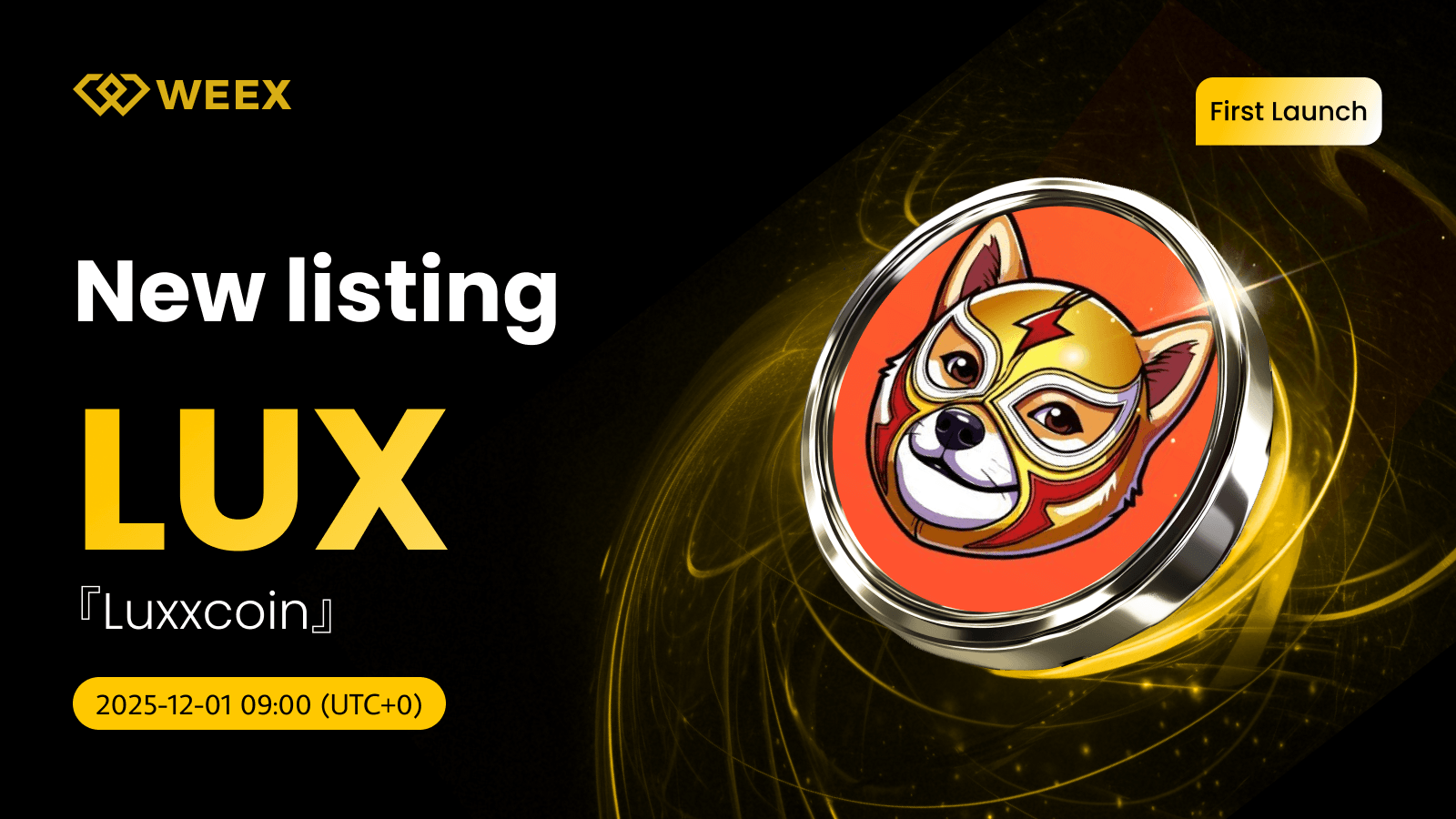 LUX USDT Trading Abre no WEEX: Luxxcoin (LUX) Coin Listado