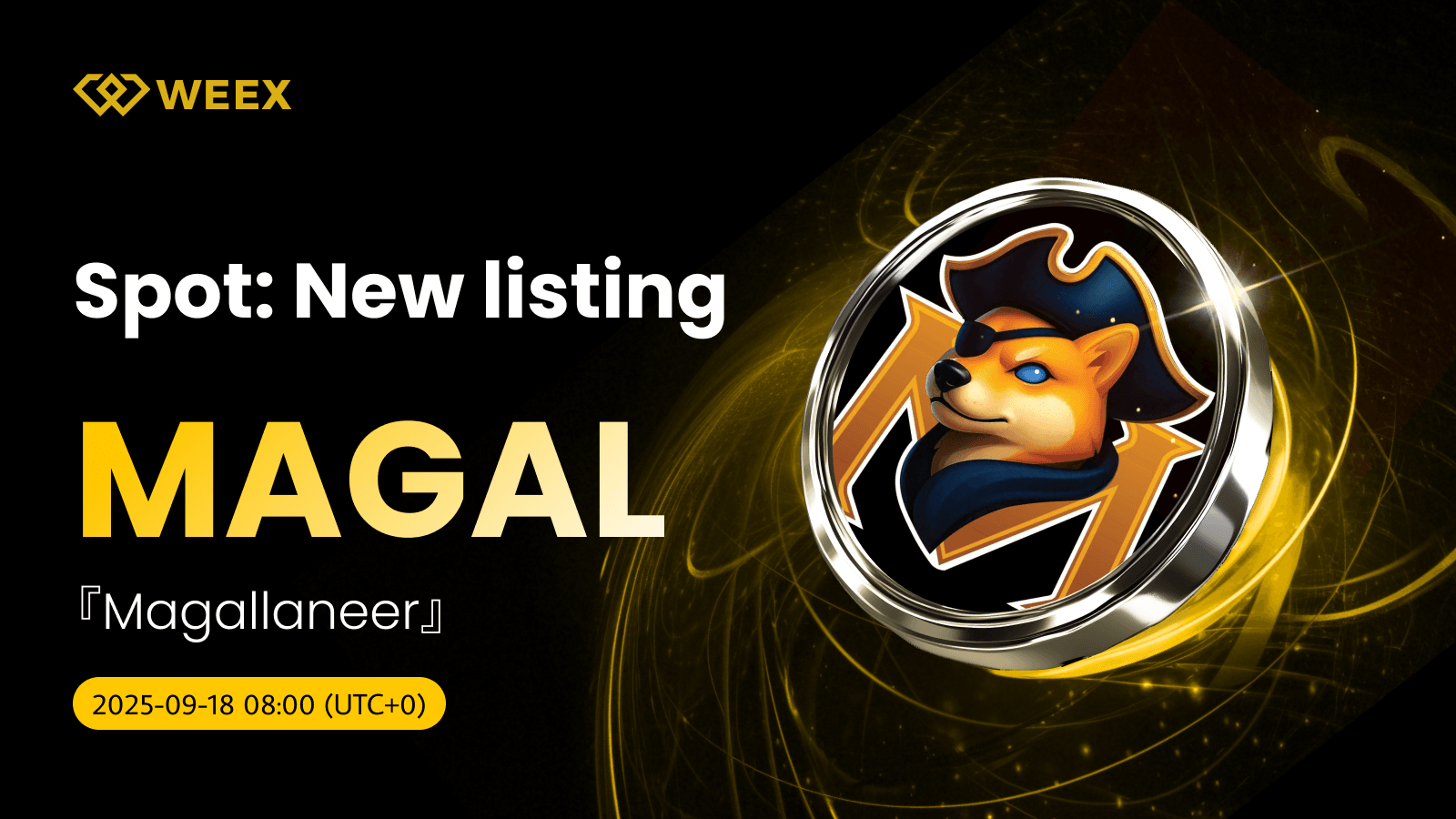 MAGAL USDT cotiza en WEEX: Magallaneer (MAGAL) Comercio de monedas