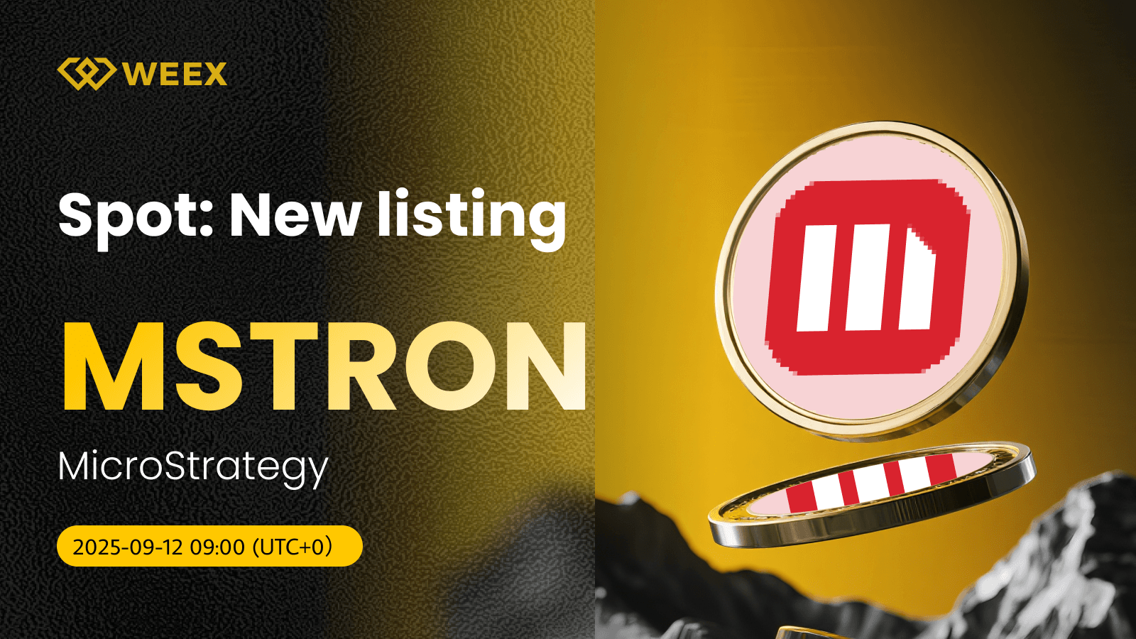 MSTRON USDT cotiza en directo en WEEX: Moneda MicroStrategy