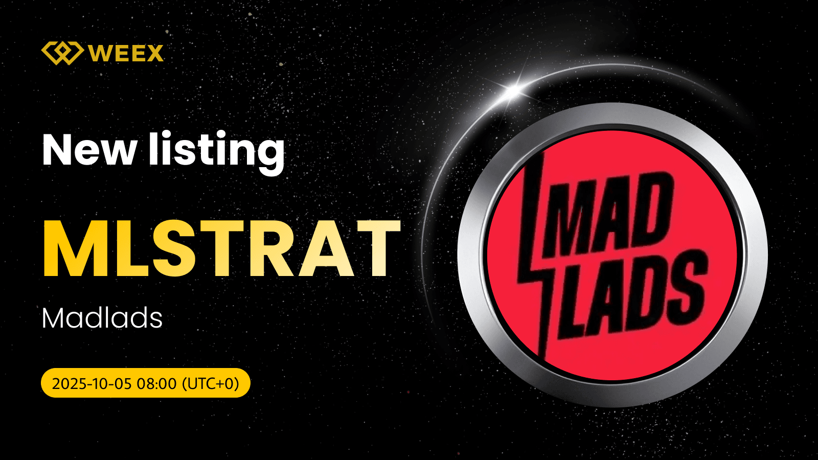 MLSTRAT USDT Ahora en vivo: Trade Madlads (MLSTRAT) en WEEX