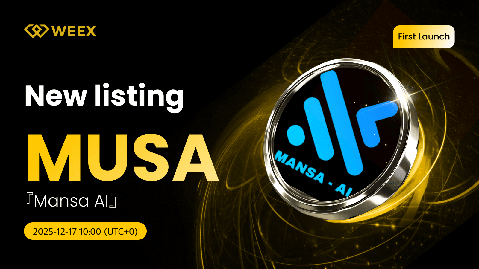 MUSA USDT Listado: Comprar Mansa AI (MUSA) Coin on WEEX