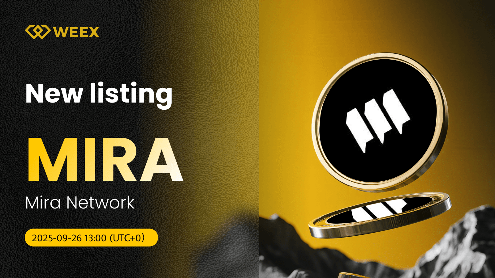 MIRA USDT se lanza en WEEX para Mira Network Coin