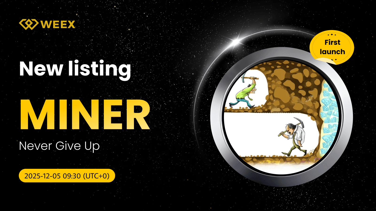 Nunca desista (MINER) Coin Listed on WEEX with MINER USDT Spot Trading Pair