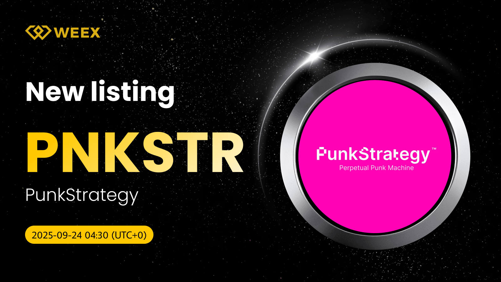 PNKSTR USDT ya está disponible en WEEX: Intercambio de monedas de PunkStrategy