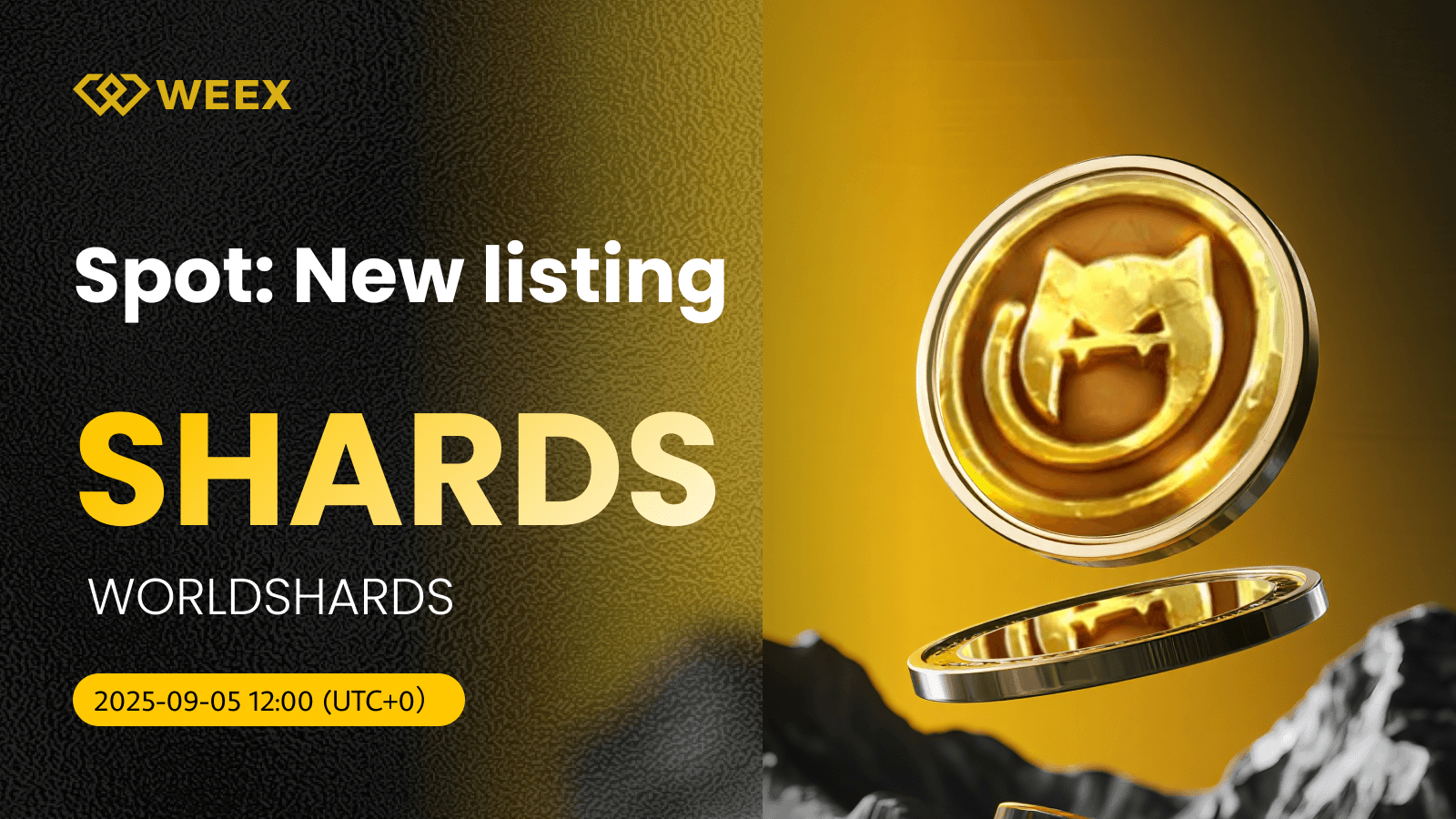 El par de trading SHARDS USDT ya está disponible mientras la moneda WORLDSHARDS se lista en WEEX