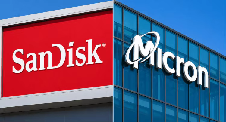 Ações SNDK vs. Ações MU: Qual é a melhor compra no boom de memória para IA?