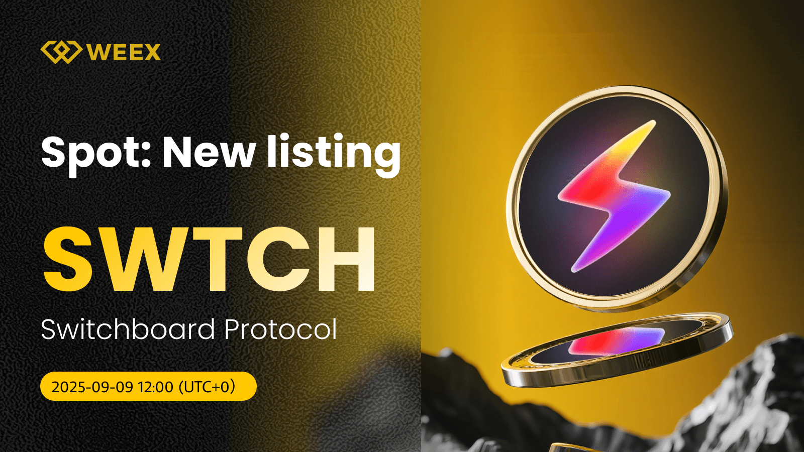 SWTCH USDT ahora cotiza en WEEX Spot: Protocolo de centralita comercial