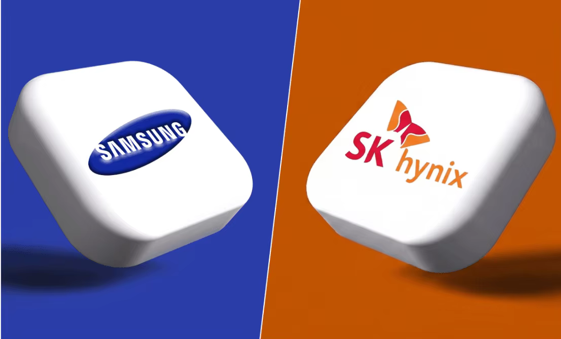 Samsung stock vs SK Hynix stock 