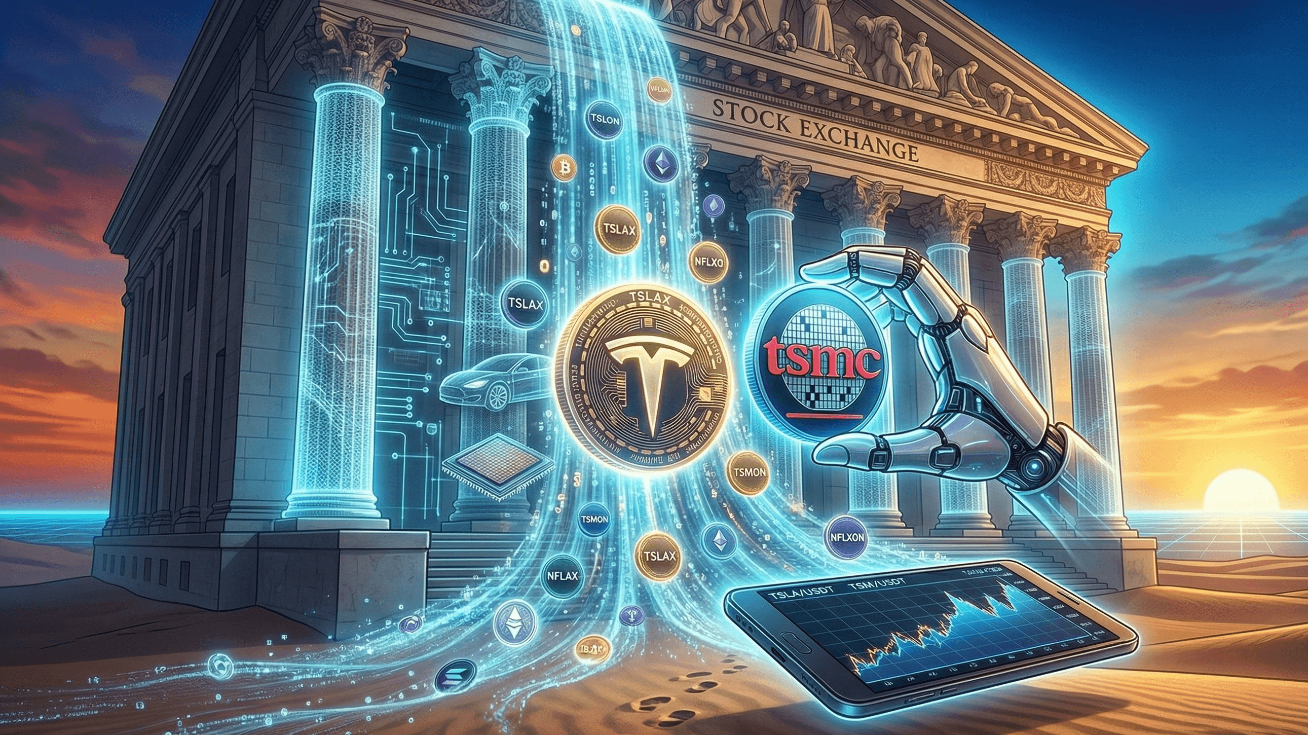 ¿Qué son los tokens de acciones? Cómo invertir en Tesla y TSMC mediante cripto y operarlos en WEEX