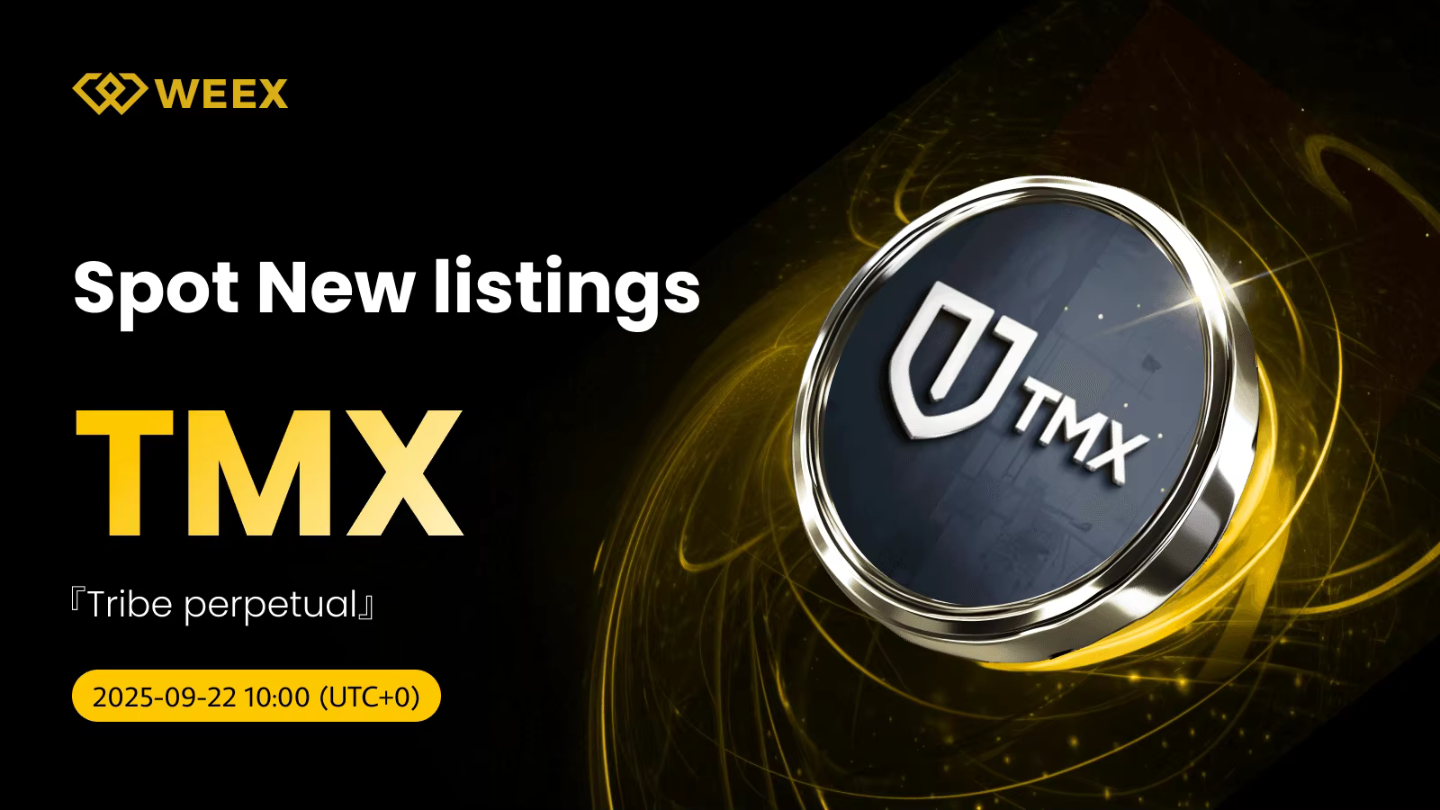 WEEX Spot Market Lists Tribu Moneda perpetua (TMX USDT)