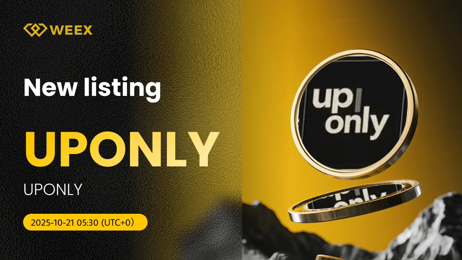 SOLO USDT en tiempo real: WEEX lista UPONLY Coin