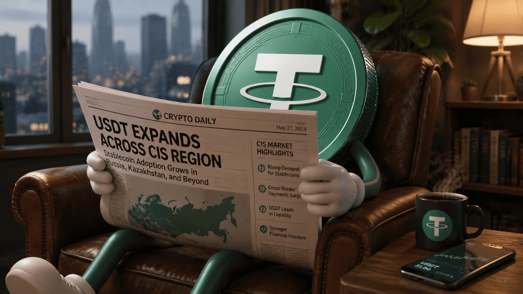USDT, цифровой рубль и новые стейблкоины: чем СНГ будет платить в 2026 году