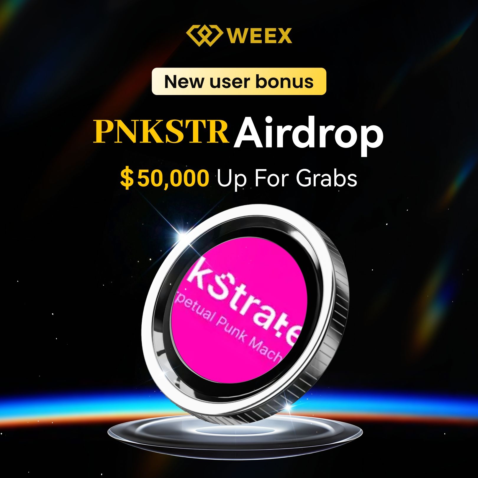 Получите 0 000 в токенах PNKSTR в рамках э airdrop: Новый бонус за регистрацию пользователей от биржи WEEX ждет вас! 