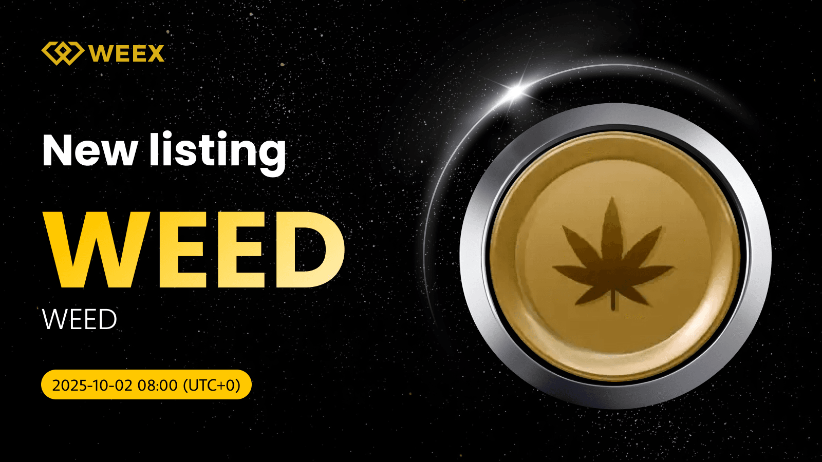 WEED USDT Entra en funcionamiento en WEEX: Trade WEED Coin