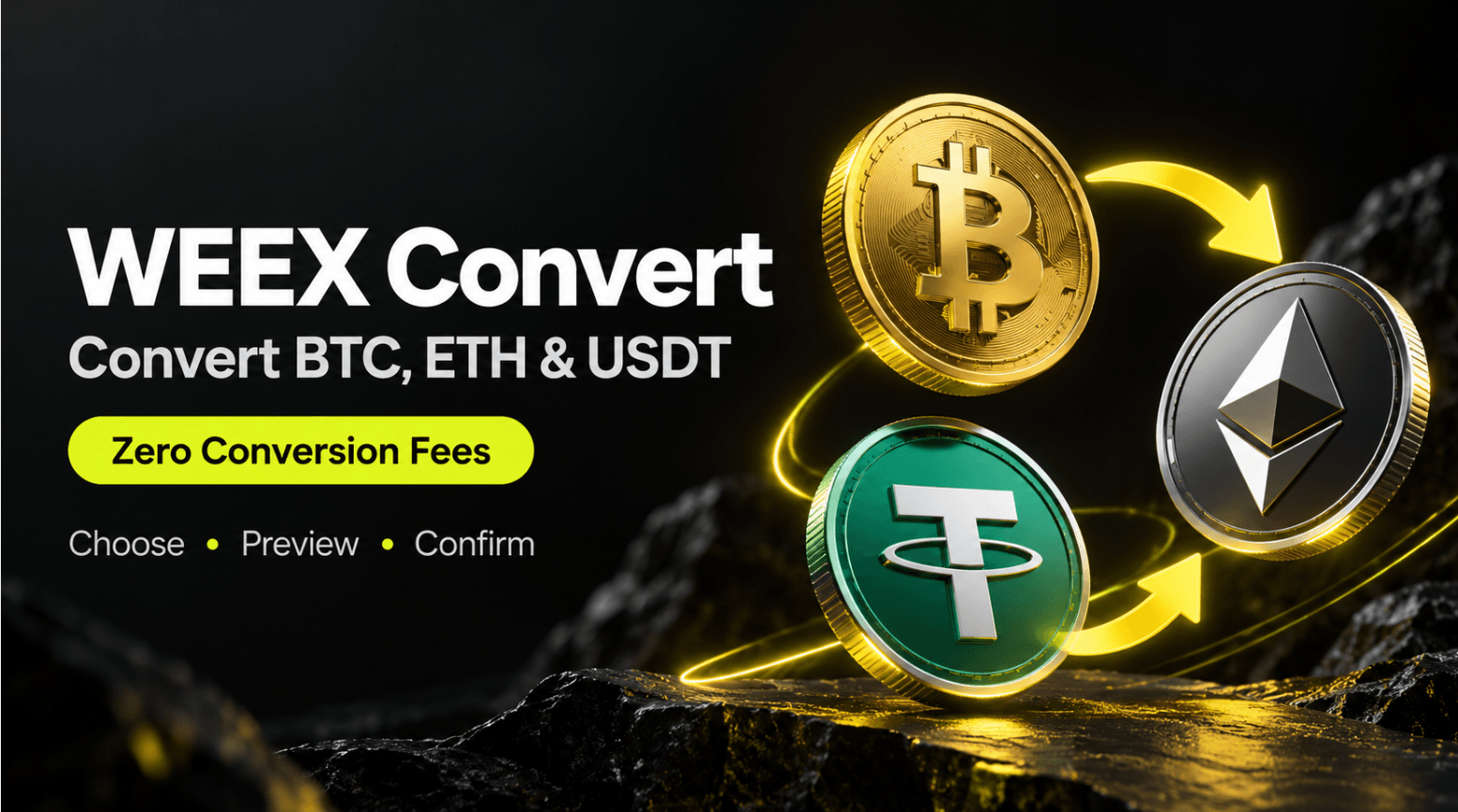 Як конвертувати BTC в USDT: покроковий посібник WEEX