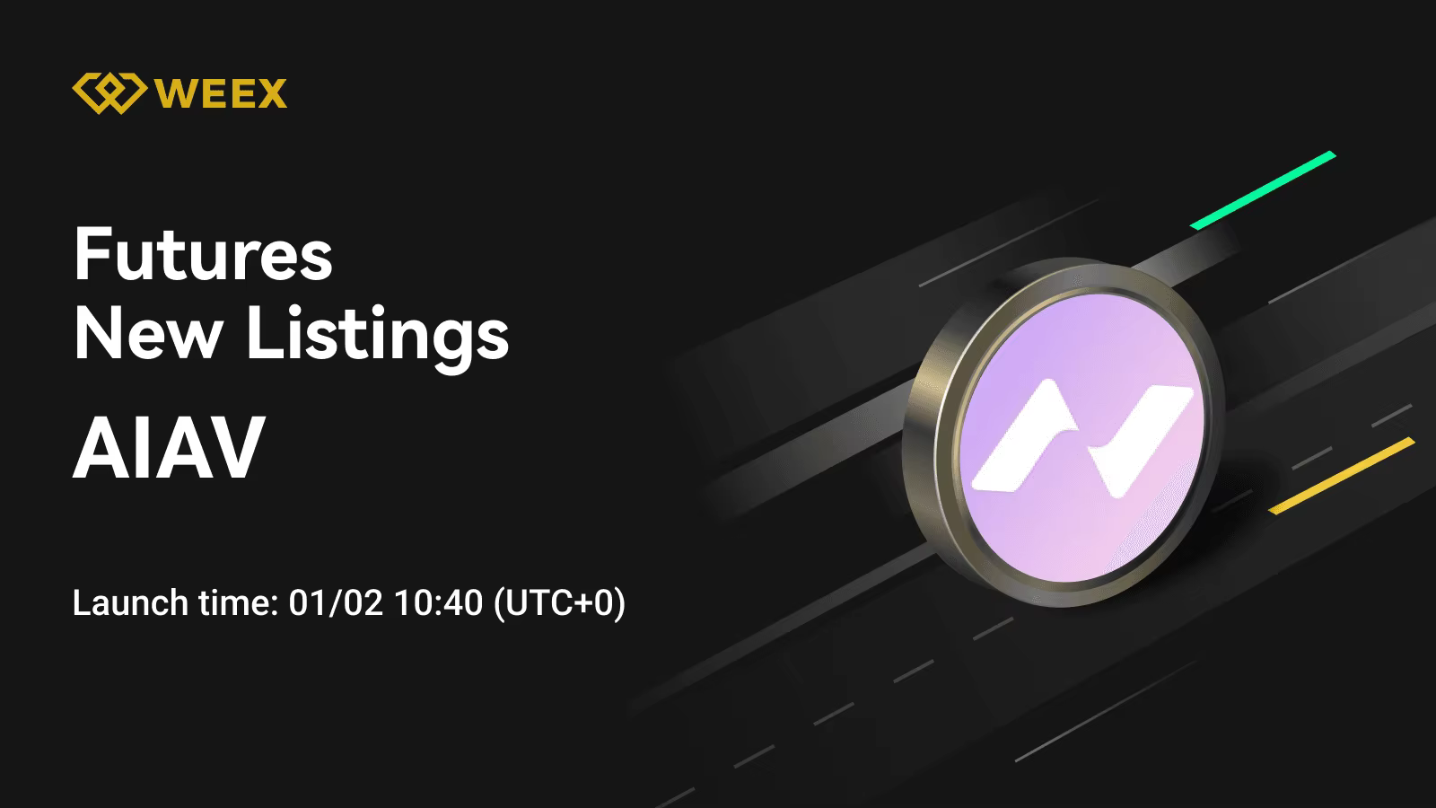 AIAV USDT Perpetual Contract Now Listed on WEEX Futures
