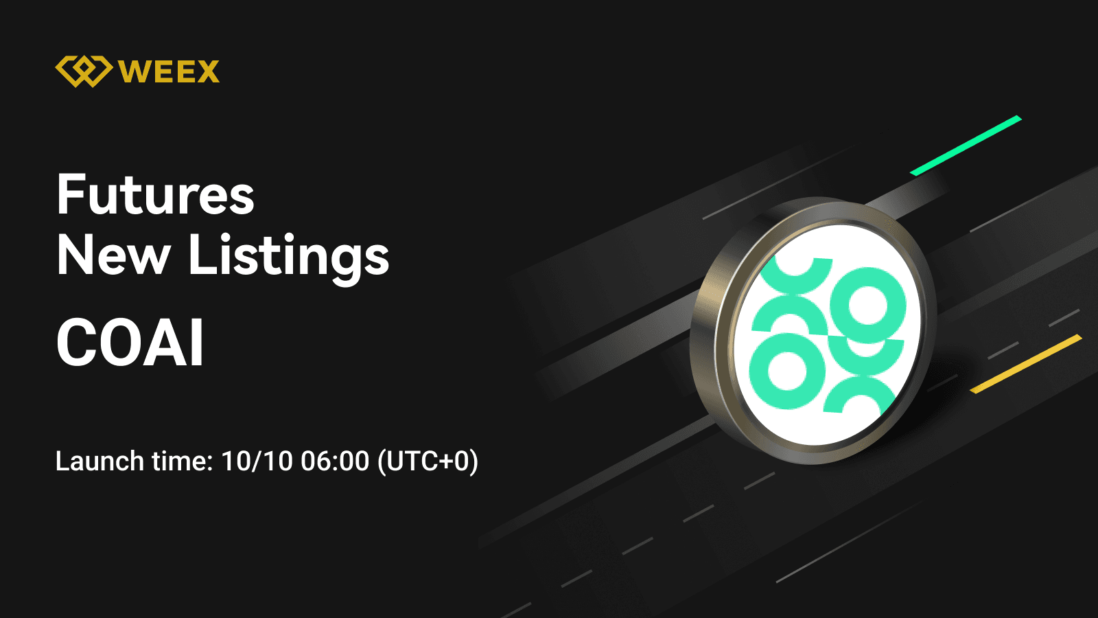 WEEX lista futuros de COAI en USDT para traders de tokens de IA