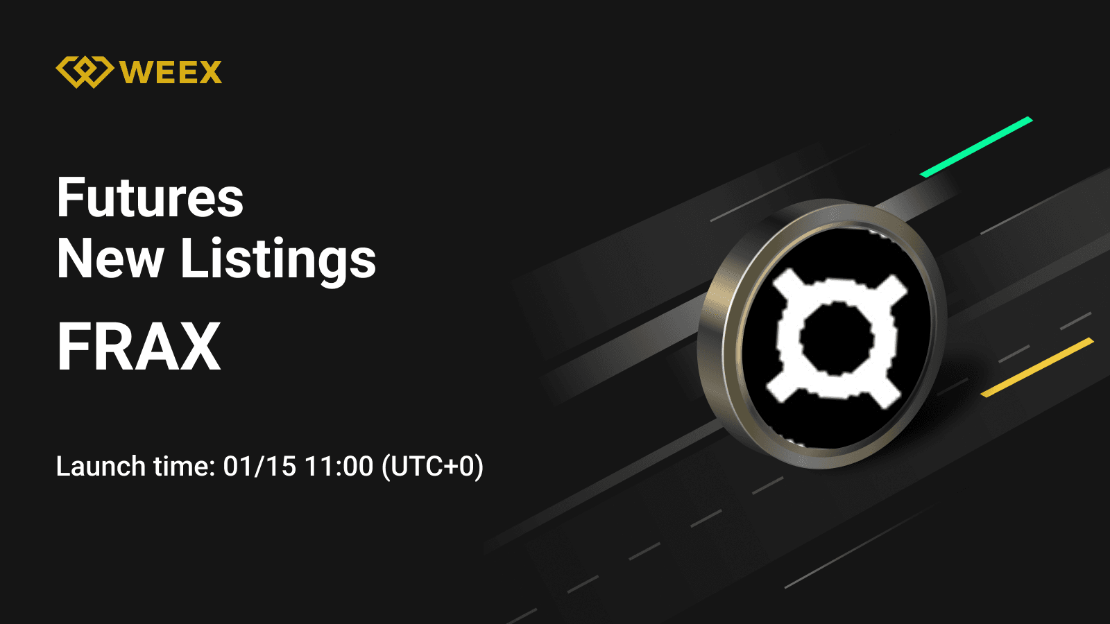 WEEX futuros lanza contrato perpetuo de FRAX USDT